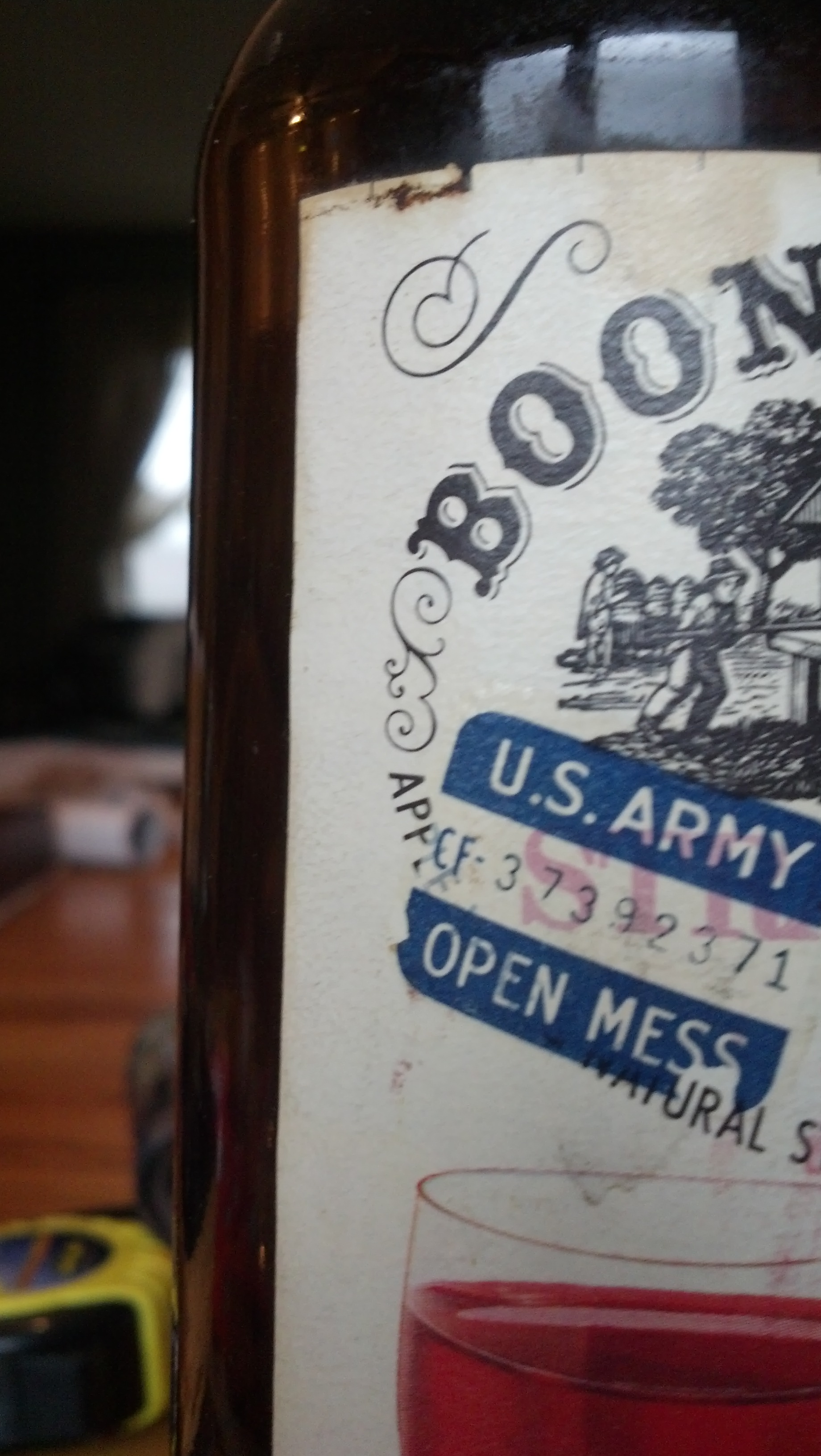 Army Mess Hall Boone's Farm Wine Bottle (Full) InstAppraisal